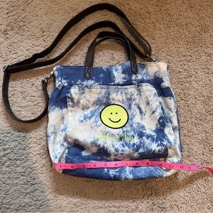 Denim Tie Dye Window Shopper Tote bag